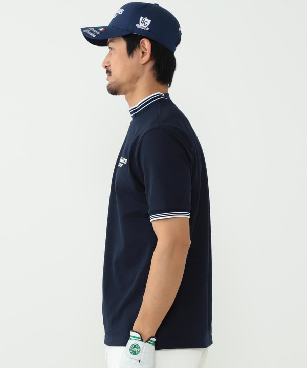 BEAMS GOLF（ビームス ゴルフ）BEAMS GOLF PURPLE LABEL / リブライン 鹿の子 モックネックシャツ（Tシャツ・カットソー  カットソー）通販｜BEAMS