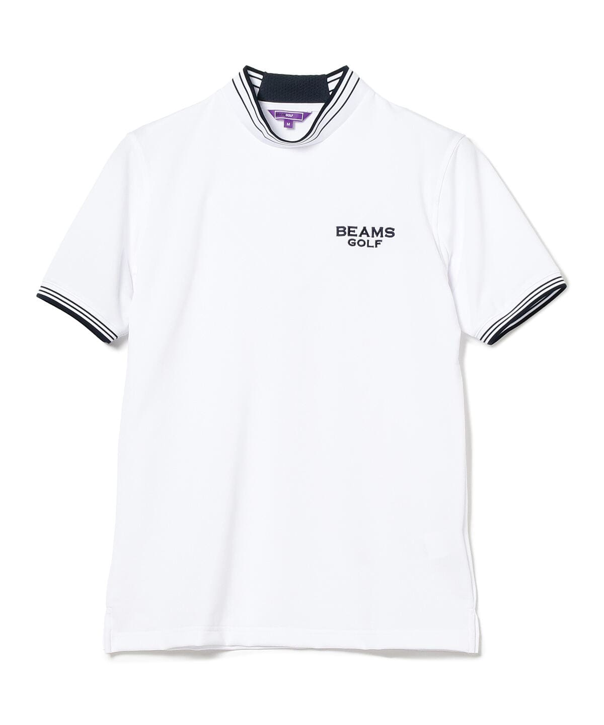 BEAMS GOLF（ビームス ゴルフ）BEAMS GOLF PURPLE LABEL / リブライン 鹿の子 モックネックシャツ（Tシャツ・カットソー  カットソー）通販｜BEAMS