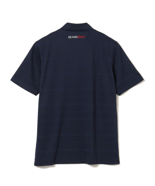 BEAMS GOLF（ビームス ゴルフ）〈MEN〉BEAMS GOLF PURPLE LABEL / メッシュ メッセージ ジャカード  モックネックシャツ（Tシャツ・カットソー カットソー）通販｜BEAMS