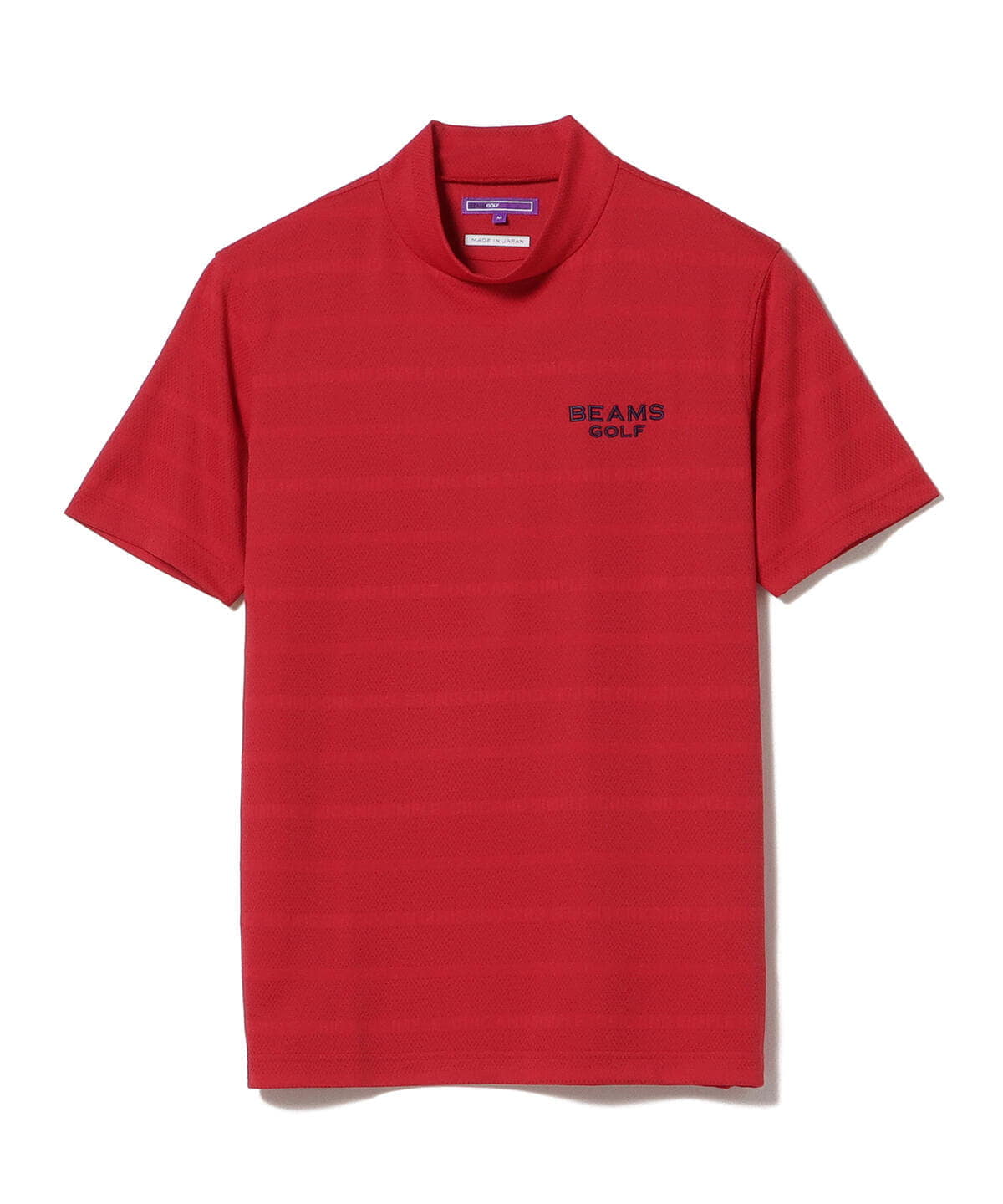 BEAMS GOLF（ビームス ゴルフ）〈MEN〉BEAMS GOLF PURPLE LABEL / メッシュ メッセージ ジャカード  モックネックシャツ（Tシャツ・カットソー カットソー）通販｜BEAMS