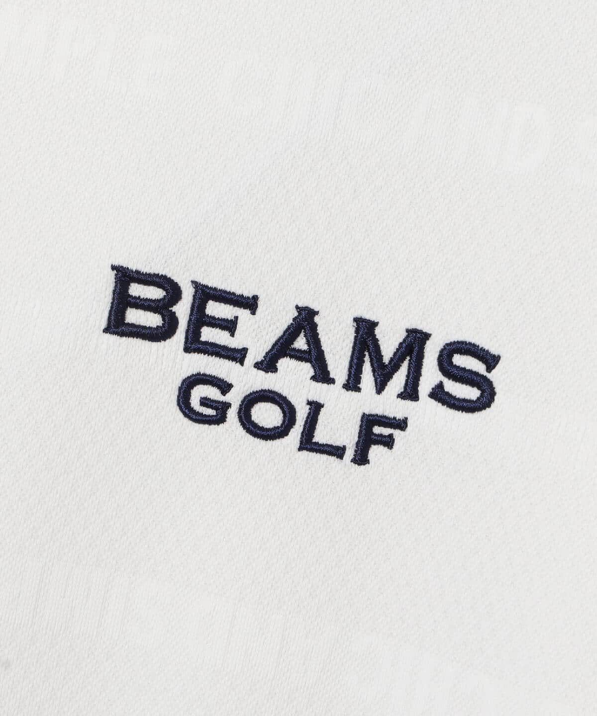 今月限定／特別大特価 tシャツ Tシャツ WOMEN BEAMS GOLF PURPLE LABEL メッシュ メッセージ ジャカード  モックネックシャツ notimundo.com.ec