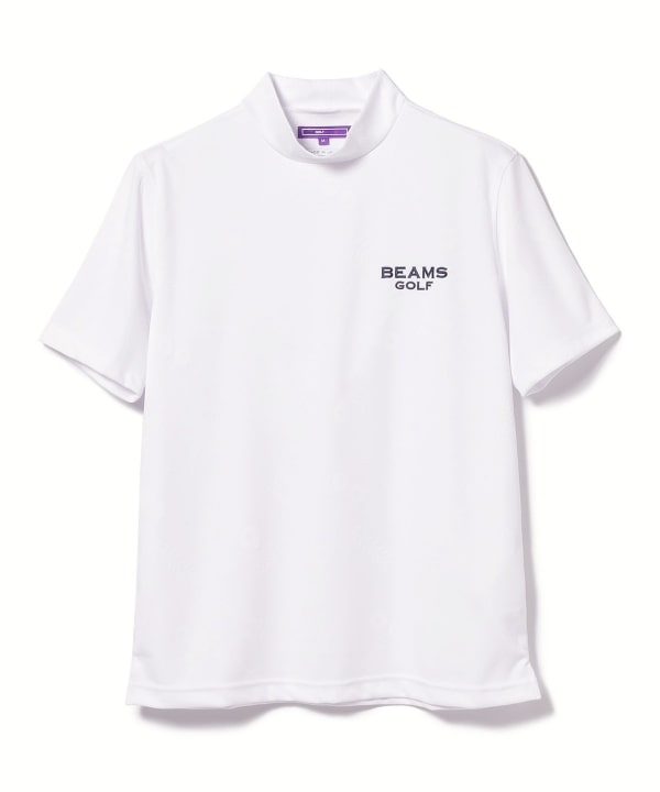 BEAMS GOLF 〈MEN〉BEAMS GOLF PURPLE LABEL / 男裝緹花小高領上衣（T