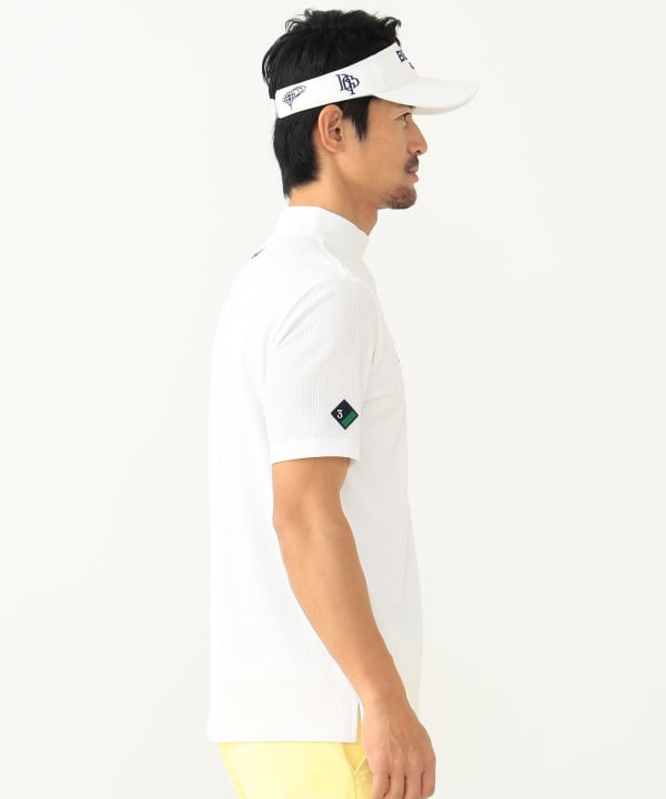 ピカデリーさん専3/1 新品 BEAMS GOLF ストレッチ モックシャツ