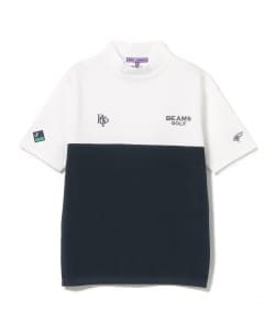 〈MEN〉 PURPLE LABEL / スフィダンテ バイカラー モックネックニット