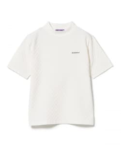 〈MEN〉PURPLE LABEL / バスケット編み モックネックニット