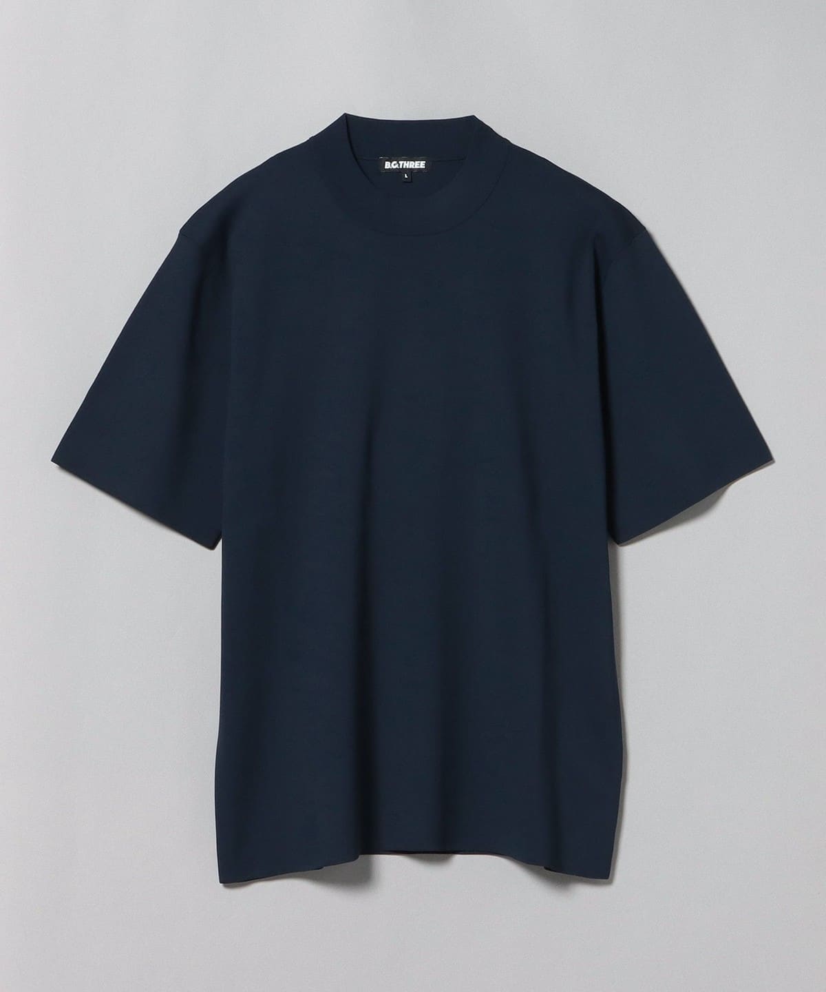 〈MEN〉B. G.THREE / ALL-TIME モックネック ニット Tシャツ・カットソー MEN NAVY L 〈MEN〉B. G.THREE / ALL-TIME モックネック ニット Tシャツ・カットソー MEN NAVY L