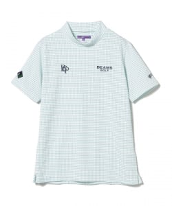 〈MEN〉 PURPLE LABEL / スフィダンテ ジャカードチェック モックネックシャツ