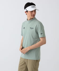 〈MEN〉PURPLE LABEL / スフィダンテ バイアスチェック モックネックシャツ