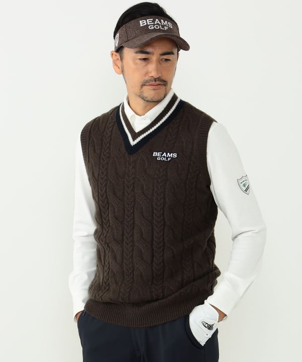 BEAMS GOLF ビームス ゴルフ ベスト M 定価22,000円