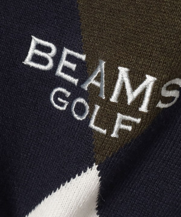 ビームスゴルフ　パープルレーベル　メンズ　薄手セーター（L）