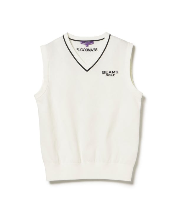 BEAMS GOLF（ビームス ゴルフ）PURPLE LABEL / シャドーアーガイル ニットベスト（トップス ニット・セーター）通販｜BEAMS