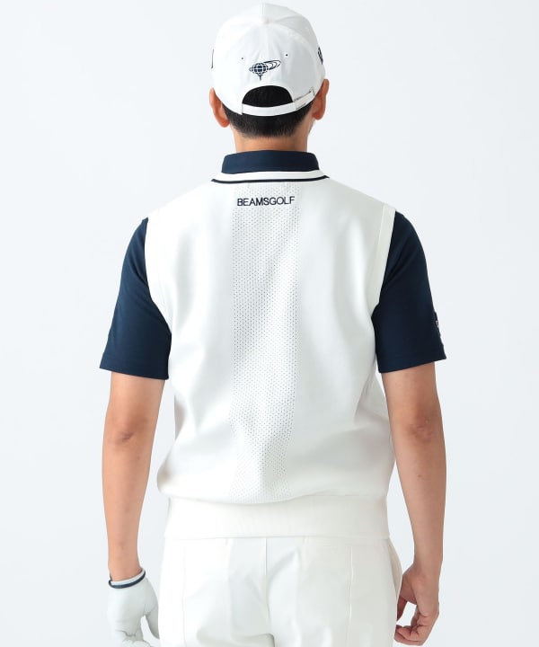 BEAMS GOLF（ビームス ゴルフ）PURPLE LABEL / シャドーアーガイル ニットベスト（トップス ニット・セーター）通販｜BEAMS