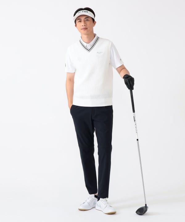 BEAMS GOLF(ビームスゴルフ)メンズゴルフ　ハーフジップ ニット ベスト BEAMS GOLF(ビームスゴルフ)メンズゴルフ ハーフジップ ニット