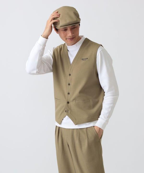 PURPLE LABEL / ストレッチ ジレ Model： H186 B92 W74 H90 Size：L