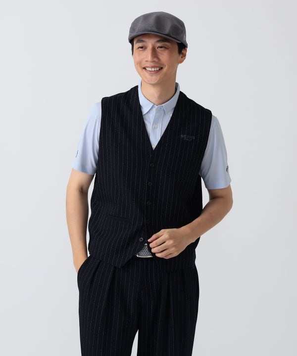 PURPLE LABEL / ストレッチ ジレ Model： H186 B92 W74 H90 Size：L