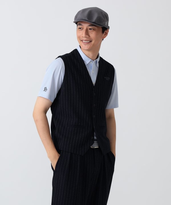 PURPLE LABEL / ストレッチ ジレ Model： H186 B92 W74 H90 Size：L