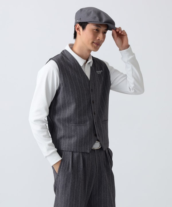 PURPLE LABEL / ストレッチ ジレ Model： H186 B92 W74 H90 Size：L