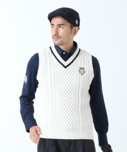 BEAMS GOLF PURPLE LABEL / ハイストレッチ チルデン Vネック ベスト