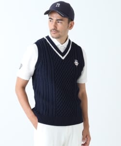 BEAMS GOLF PURPLE LABEL / ハイストレッチ チルデン Vネック ベスト
