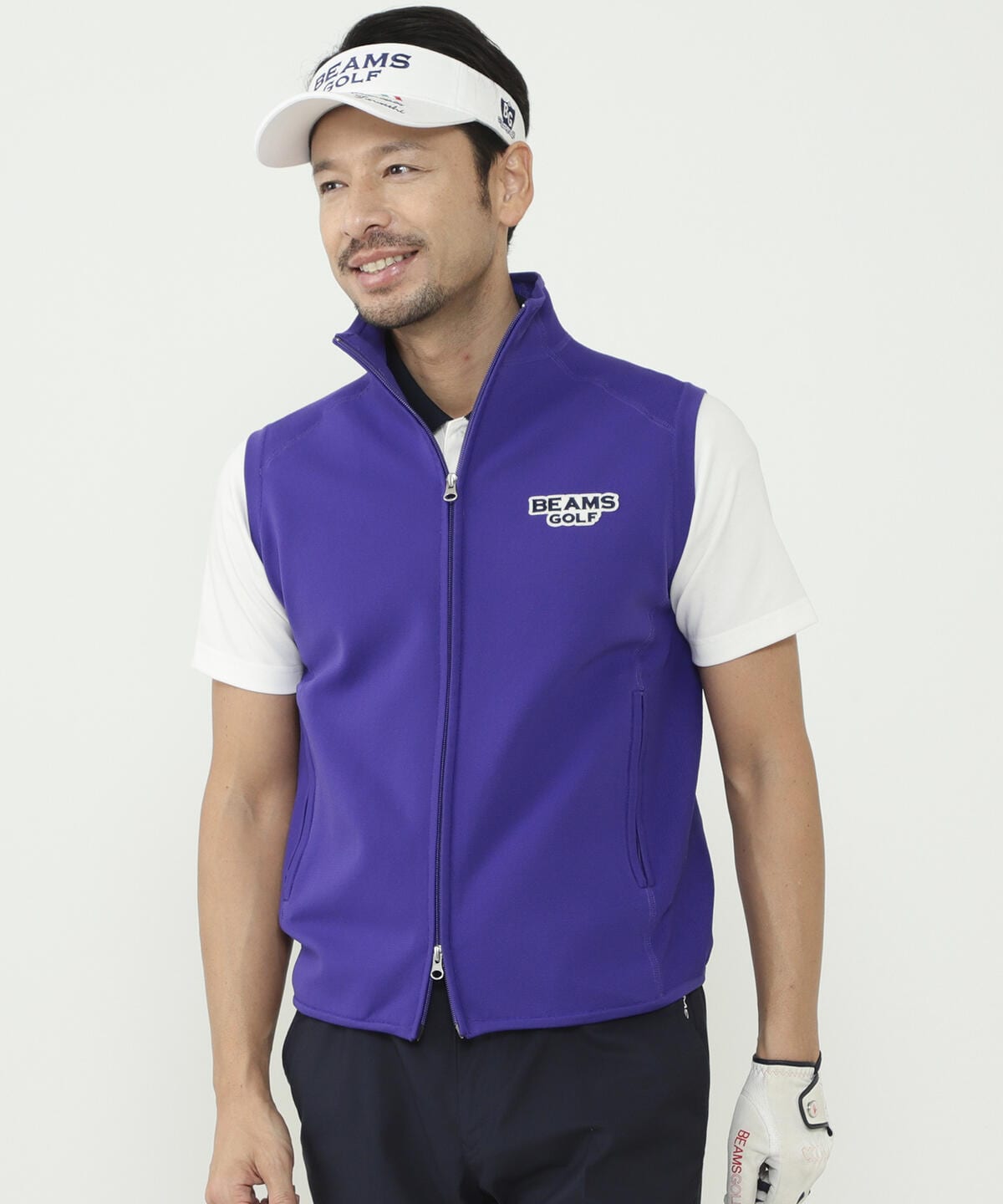 ガイド BEAMS GOLF PURPLE LABEL BEAMS GOLF PURPLE LABEL / ストレッチ シアサッカー  モックネックシャツ ビームス ゴルフ カットソー Tシャツ ホワイト ネイビー：Rakuten Fashion Men ーカー -  shineray.com.br