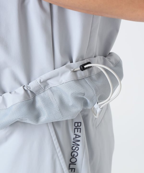 ビームスゴルフ BEAMSgolf ナイロンベスト L ゴルフウェア ビームスゴルフ ナイロンベスト サイズL ビームスゴルフ ベスト