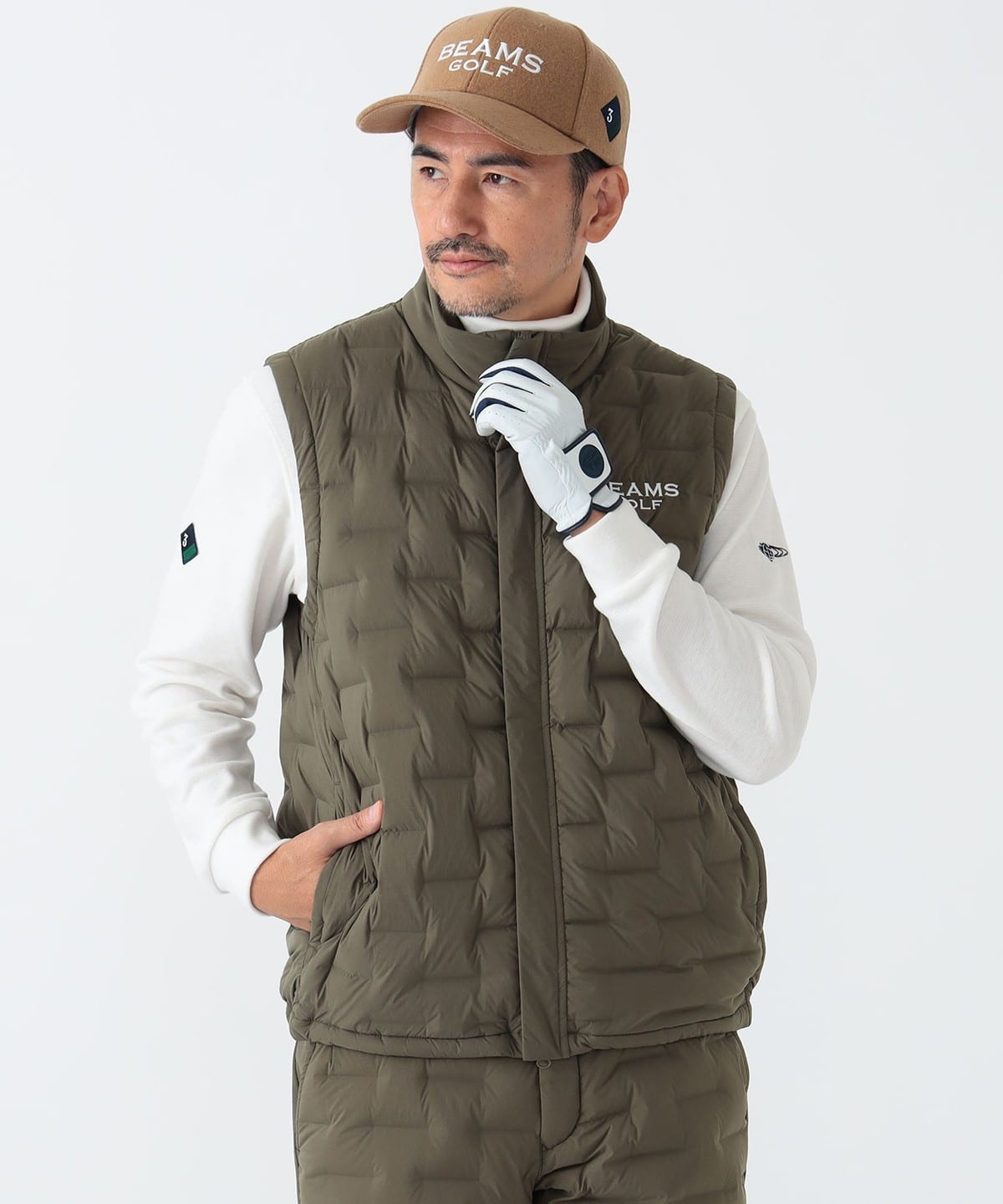 BEAMS GOLF（ビームス ゴルフ）PURPLE LABEL / 接結ダウンベスト