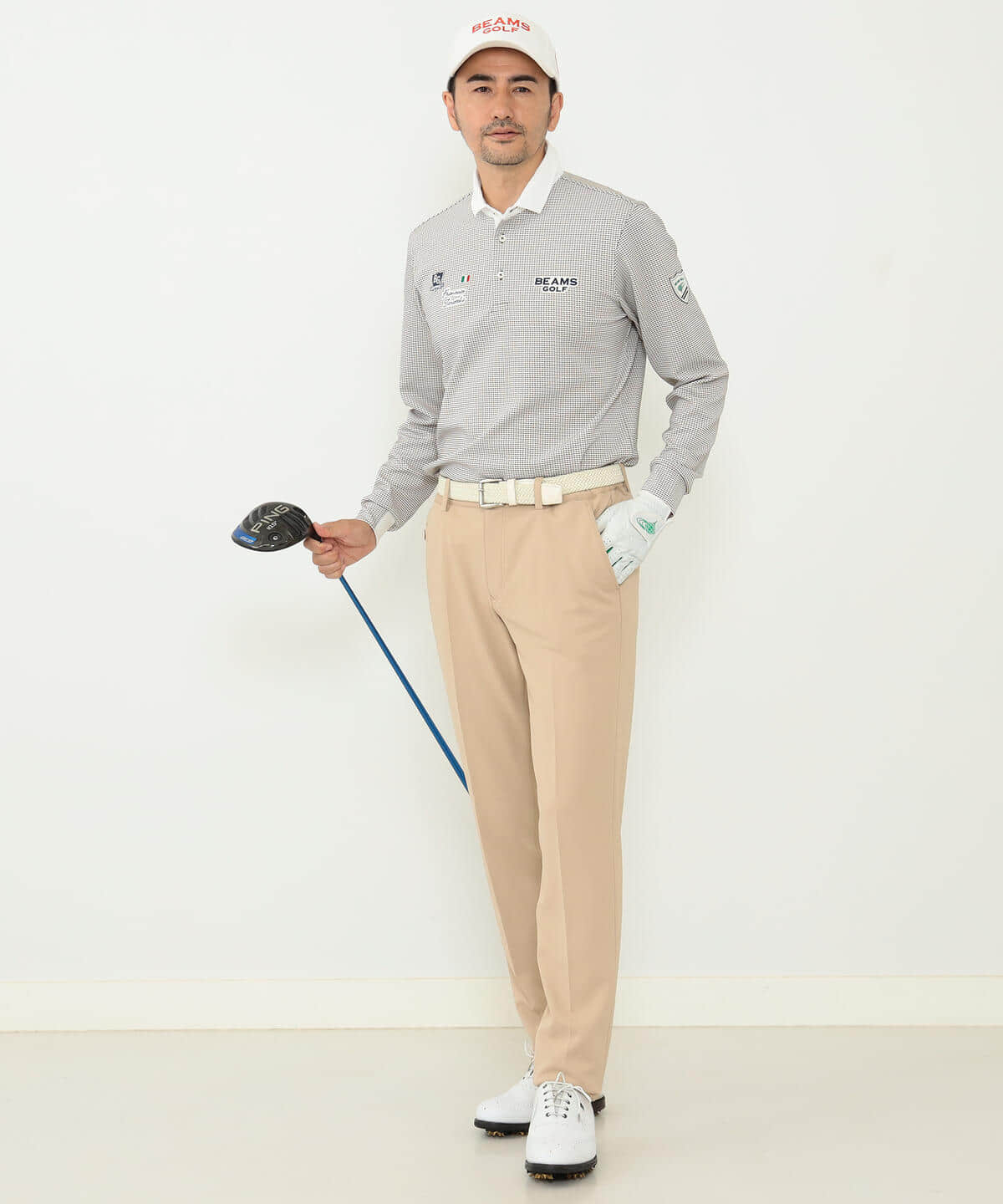 福袋セール】 BEAMS GOLF PURPLE LABEL タラッティ 長袖ポロシャツ