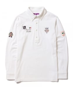 【吸水速乾】BEAMS GOLF PURPLE LABEL / タラッティー ロングスリーブPOLO