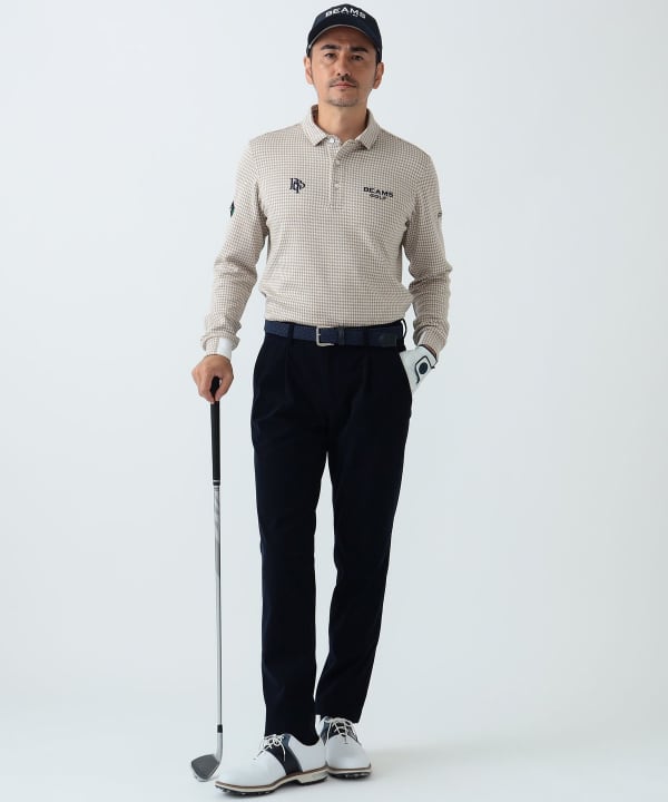 BEAMS GOLF（ビームス ゴルフ）PURPLE LABEL / スフィダンテ ハウンドトゥースシャツ（シャツ・ブラウス カジュアルシャツ）通販｜ BEAMS