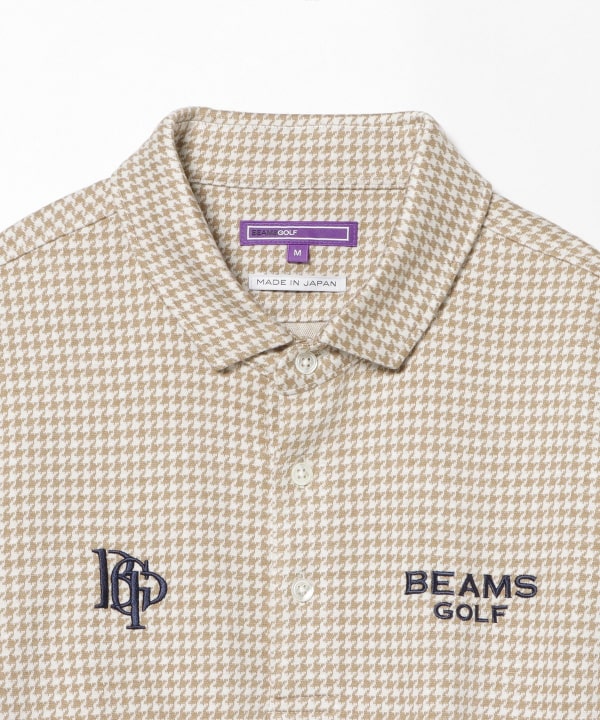 BEAMS GOLF（ビームス ゴルフ）PURPLE LABEL / スフィダンテ ハウンドトゥースシャツ（シャツ・ブラウス カジュアルシャツ）通販｜ BEAMS