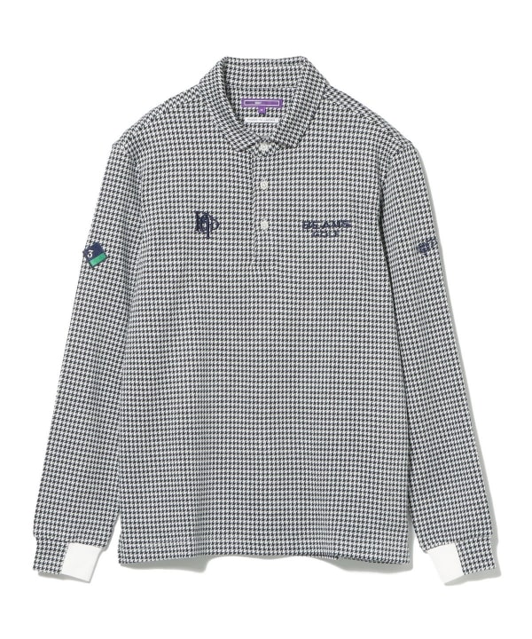 BEAMS GOLF（ビームス ゴルフ）PURPLE LABEL / スフィダンテ ハウンドトゥースシャツ（シャツ・ブラウス カジュアルシャツ）通販｜ BEAMS