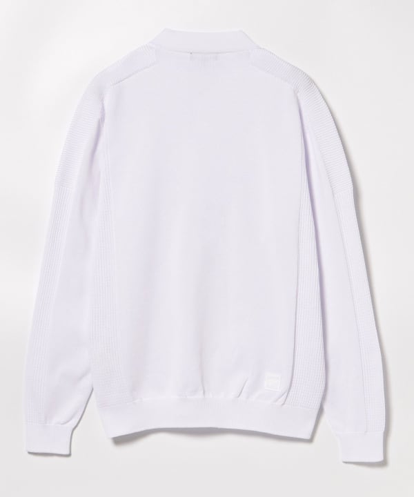 美品 BG.THREE ビームスゴルフ ブレードカラー ニットポロシャツ M BEAMS GOLF（ビームス ゴルフ）〈MEN〉B.G.THREE / ALL-TIME