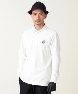 BEAMS GOLF PURPLE LABEL / ロングスリーブ カノコ ポロシャツ
