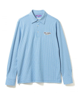 BEAMS GOLF PURPLE LABEL / ハンドトゥース プルオーバー ポロシャツ
