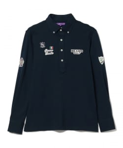 BEAMS GOLF PURPLE LABEL / 男裝 TRTTI 鹿子織 扣領 POLO衫