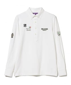 BEAMS GOLF PURPLE LABEL / 男裝 TRTTI 鹿子織 扣領 POLO衫