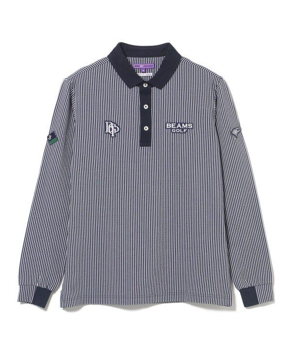 PURPLE LABEL / スフィダンテ サッカーストライプ シャツ（UVカット）