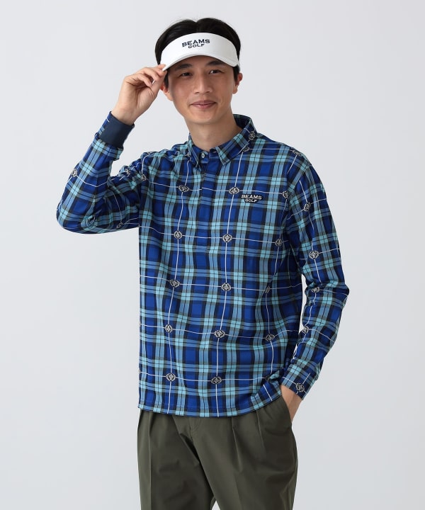 BEAMS GOLF（ビームス ゴルフ）PURPLE LABEL / エンブレムチェック