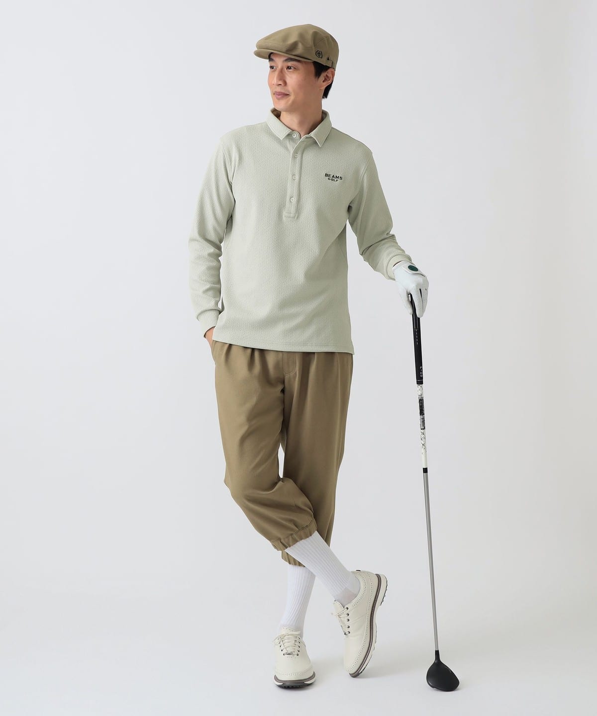 【新品未使用タグ付き】ビームスゴルフ　上下　ゴルフウェア　スカート　ポロシャツ BEAMS GOLF（ビームス ゴルフ）PURPLE LABEL / ラフレシー ジャカード