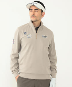 BEAMS GOLF PURPLE LABEL / タラッティ ダンボール ハーフジッププルオーバー