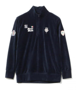 BEAMS GOLF PURPLE LABEL / タラッティ ベロア ハーフジップ ブルゾン