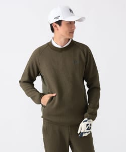 PURPLE LABEL / ストレッチ ウェーブキルト プルオーバー【STRETCH】