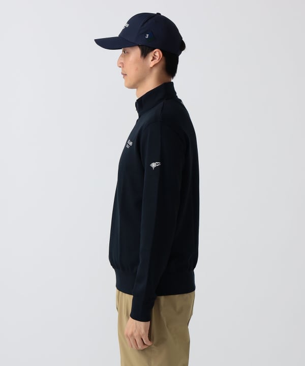PURPLE LABEL / スフィダンテ ハーフジップ プルオーバー Model： H186 B92 W74 H90 Size：L
