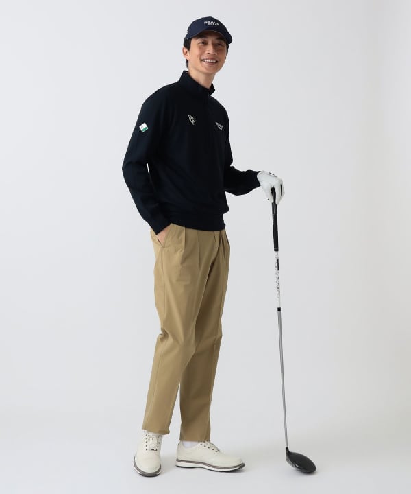 PURPLE LABEL / スフィダンテ ハーフジップ プルオーバー Model： H186 B92 W74 H90 Size：L