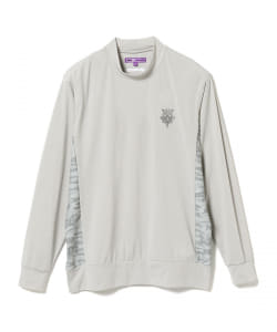 BEAMS GOLF PURPLE LABEL / 切り替え 迷彩 モックタートルネック シャツ