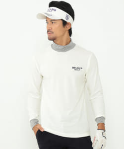 BEAMS GOLF PURPLE LABEL / ネック＆カフ ボーダー モックタートルネック シャツ