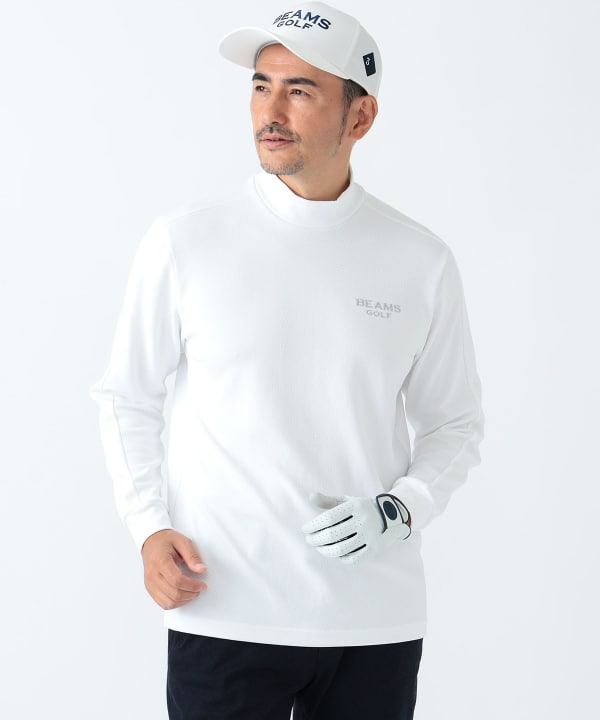 BEAMS GOLF（ビームス ゴルフ）PUPLE LABEL / スリーブライン モックネックシャツ（Tシャツ・カットソー カットソー）通販｜ BEAMS