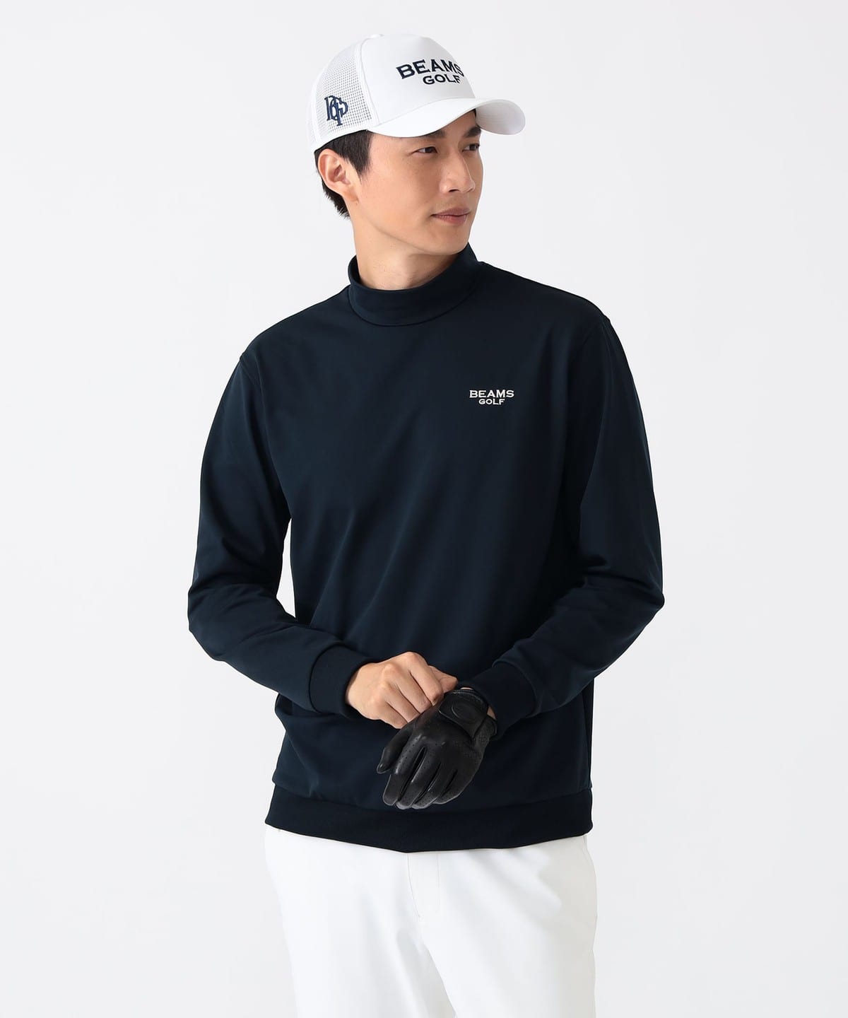 PURPLE LABEL / 裏毛シンプルロングスリーブ モックネックシャツ Tシャツ・カットソー MEN NAVY L PURPLE LABEL / 裏毛シンプルロングスリーブ モックネックシャツ Tシャツ・カットソー MEN NAVY L