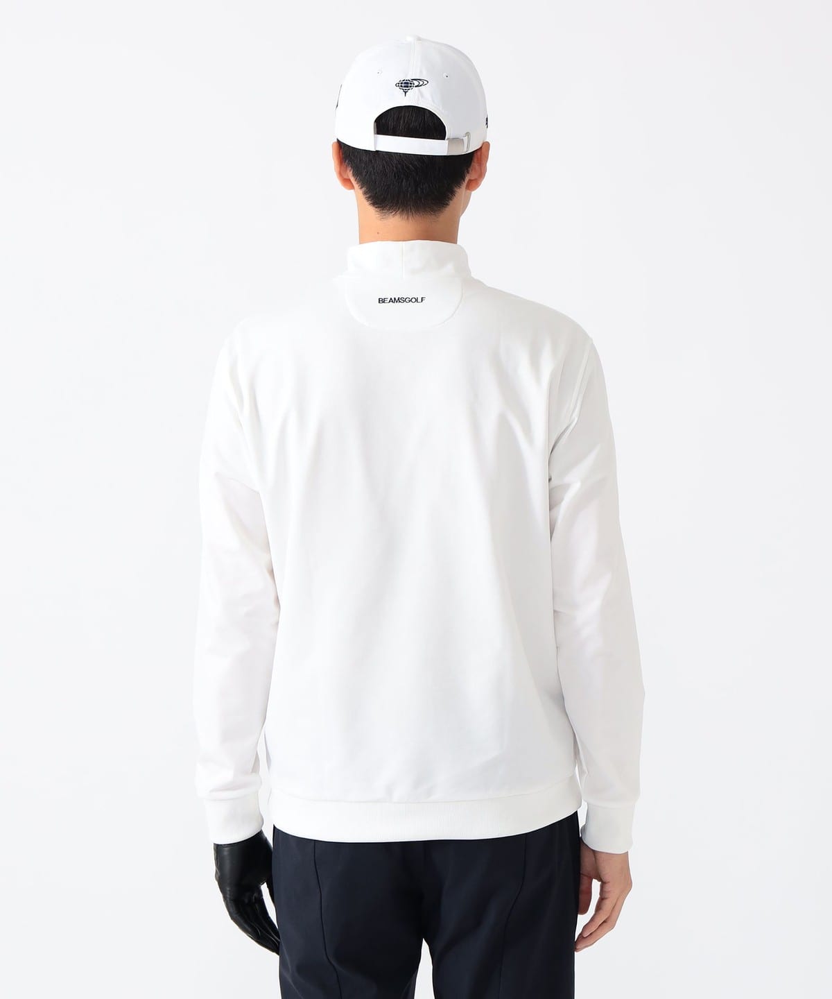 BEAMS GOLF モックネック ロングスリーブ Tシャツ 長袖 ロンT BEAMS GOLF（ビームス ゴルフ）PURPLE LABEL / 裏毛シンプル