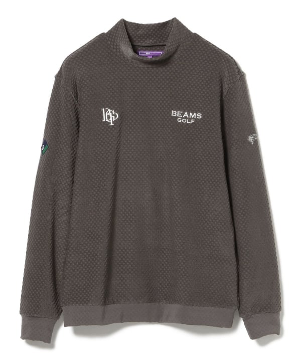 未使用BEAMS GOLFパープルレーベル / スフィダンテ モックネックシャツ BEAMS GOLF PURPLE LABEL スフィダンテ プラスリッチ モック